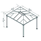 Palram Pérgola (L x An: 360 x 295 cm, Bronce)
