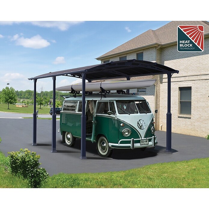 Palram Carport (L x An: 507 x 359 cm, Altura de entrada: 329 cm)