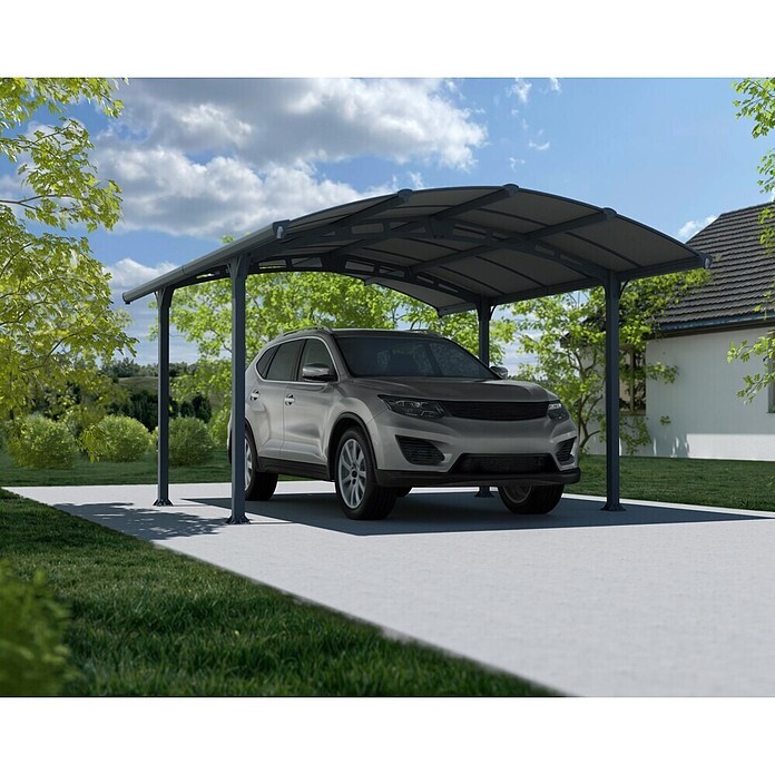 Palram Carport (L x An: 435 x 359 cm, Altura de entrada: 219 cm)