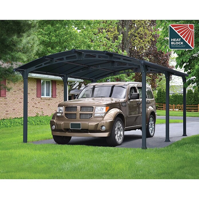 Palram Carport (L x An: 649 x 359 cm, Altura de entrada: 219 cm)