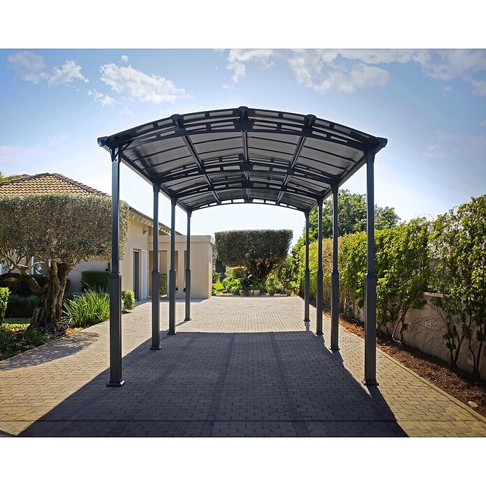 Palram Carport (L x An: 863 x 359 cm, Altura de entrada: 329 cm)