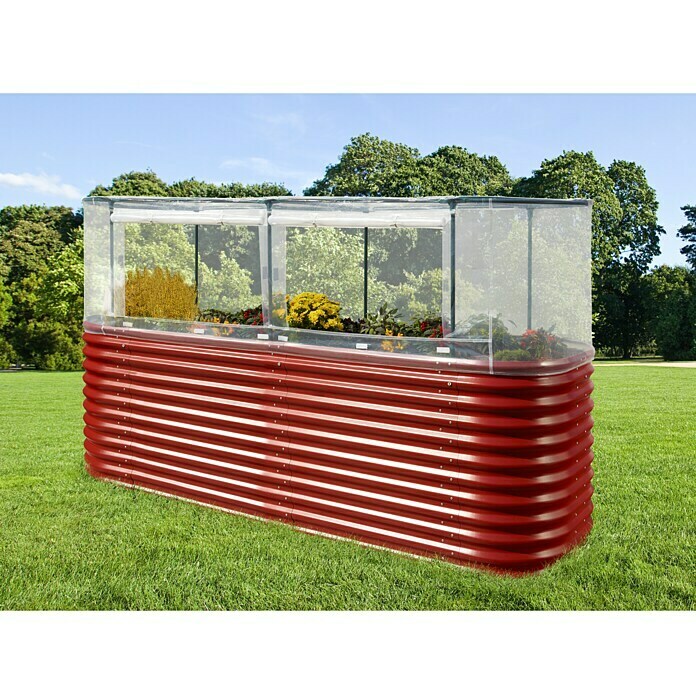 Vitavia Hochbeet-Abdeckung 858 Plus238 x 78 x 95 cm, Farbe: Transparent, PE-Folie Unknown