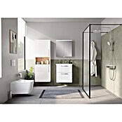 VitrA Bad-Hochschrank Root Flat (B x T x H: 57 x 27 x 155 cm, Weiß, DIN Anschlag: Links/Rechts) | BAUHAUS