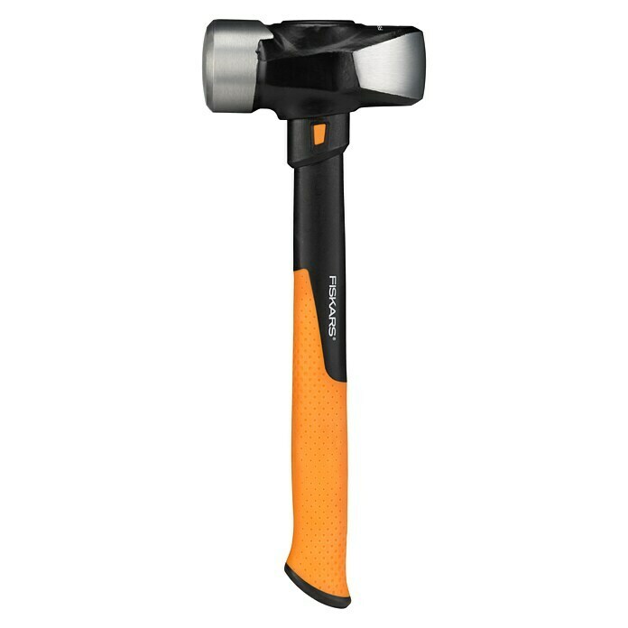 Fiskars Fäustel LGewicht Kopf: 1.800 g, Material Stiel: Glasfaserverstärkter Kunststoff (GfK) Front View