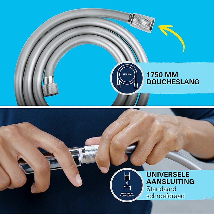 Grohe Vitalio Start Badset 110 (Chroom, Aantal straalsoorten: 2 st., Diameter handdouche: 110 mm) | BAUHAUS