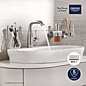 Grohe Essence New Wastafelkraan M-Size Chroom (Met trekstang, Chroom, Glanzend)