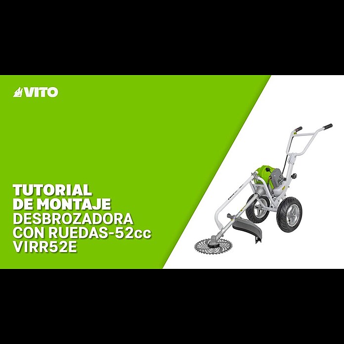 Vito Desbrozadora de gasolina con ruedas EKO (1,6 kW, 52 cm³, Ancho de corte cuchilla: 25,5 cm) | BAUHAUS