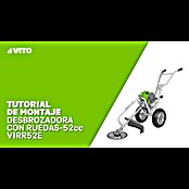 Vito Desbrozadora de gasolina con ruedas EKO (1,6 kW, 52 cm³, Ancho de corte cuchilla: 25,5 cm) | BAUHAUS