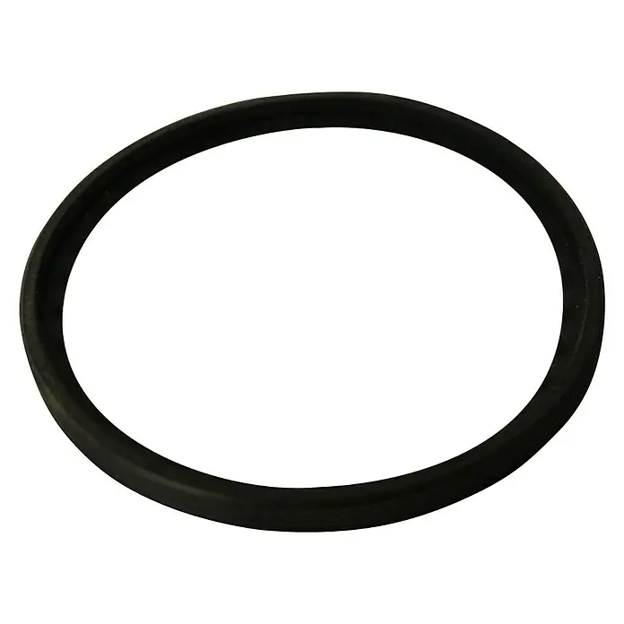 Dichtring Innen - Ø x S: 80 x 6 mm, Kunststoff - Abbildung eines schwarzen O-Rings, einem Dichtelement, das in verschiedenen Anwendungen verwendet wird, um das Austreten von Flüssigkeiten oder Gasen zu verhindern.