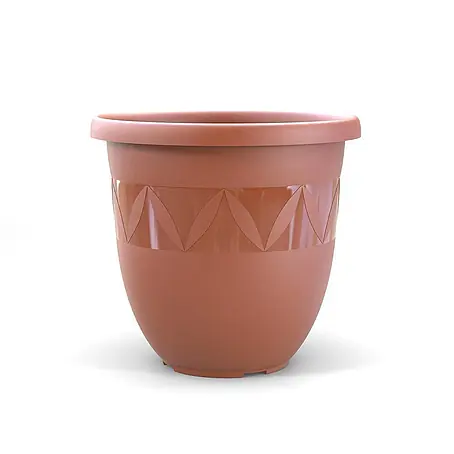 Plastard  Pflanztopf Ø 40 cm Terrakotta Pflanztopf, 25 Liter, Garten & Balkon