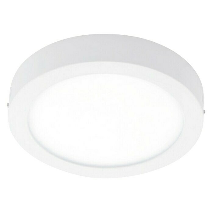 Eglo Plafón LED redondo Fueva 1 (18 W, Blanco, Ø x Al: 22,5 x 4 cm)
