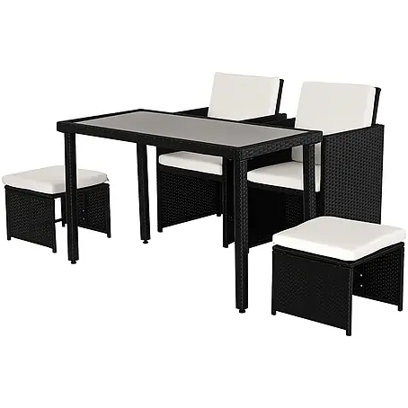 Outsunny  Loungemöbel-Set