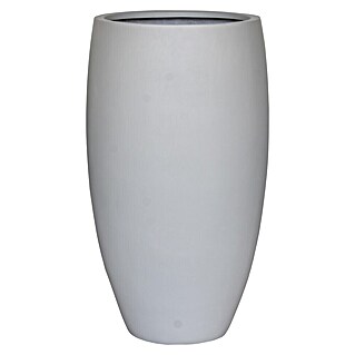 Pflanztopf Teramo Poly (Ø x H: 37 x 65 cm, Hellgrau)