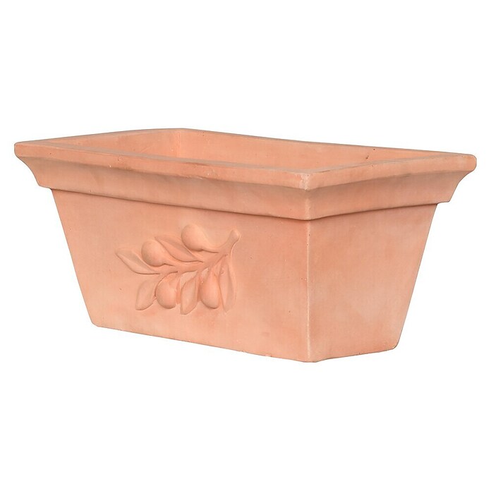 Pflanzkasten Terra Olive (Naturmaterialien, Terrakotta, L x B x H: 35 x 16 x 15 cm) | BAUHAUS