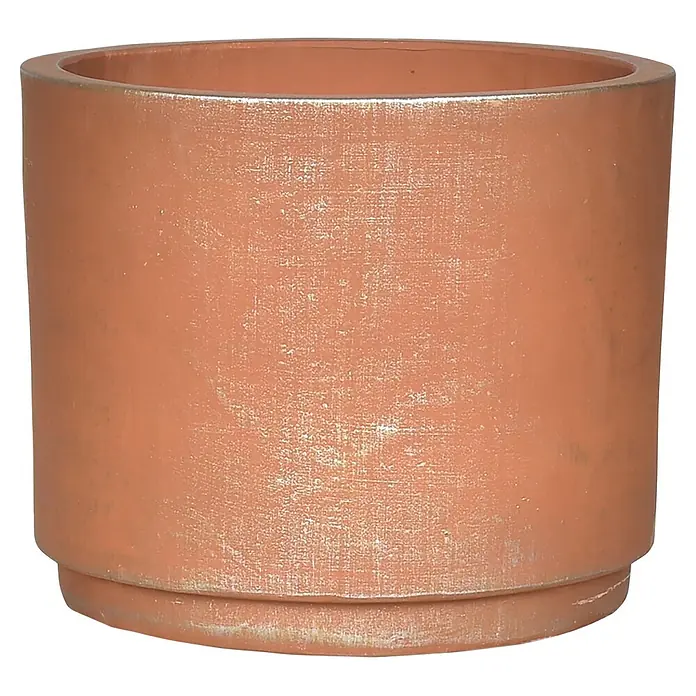 Vaso Per Piante Milano In Effetto Terracotta - 45 Cm, Polietilene Per Esterni