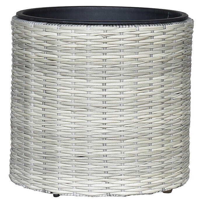 Pflanztopf Rattan Twister (Moonshine, Ø x H: 44 x 40 cm) | BAUHAUS