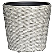 Pflanztopf Rattan Twister (Moonshine, Ø x H: 36 x 33 cm) | BAUHAUS