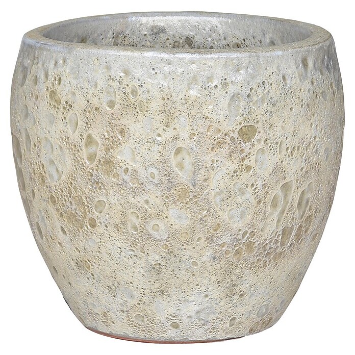 Pflanztopf Fano Lava (Ø x H: 19 x 18 cm, Weiß, 1 Stk.) | BAUHAUS