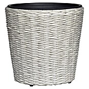Pflanztopf Rattan Twister (Moonshine, Ø x H: 28 x 27 cm) | BAUHAUS