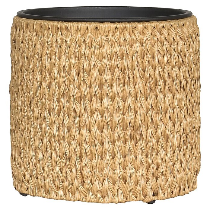 Pflanztopf Zylinder Rattan Fishbone (Light Straw, Ø x H: 44 x 40 cm) | BAUHAUS