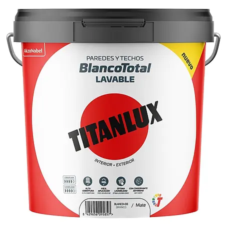 Titanlux  Pintura para paredes y techos Blanco Total