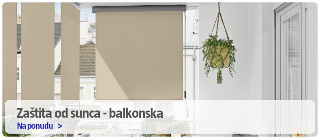 Balkonska tenda na balkonu