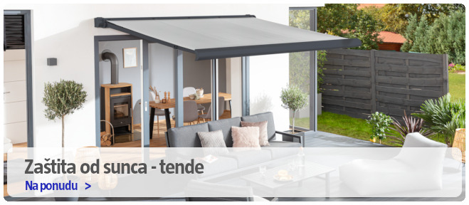 Kazetna tenda na kući