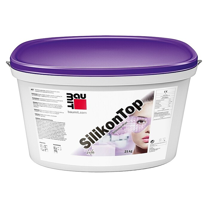 Baumit Reibputz SilikonTop (Körnung: 2 mm, 25 kg, Weiß) | BAUHAUS