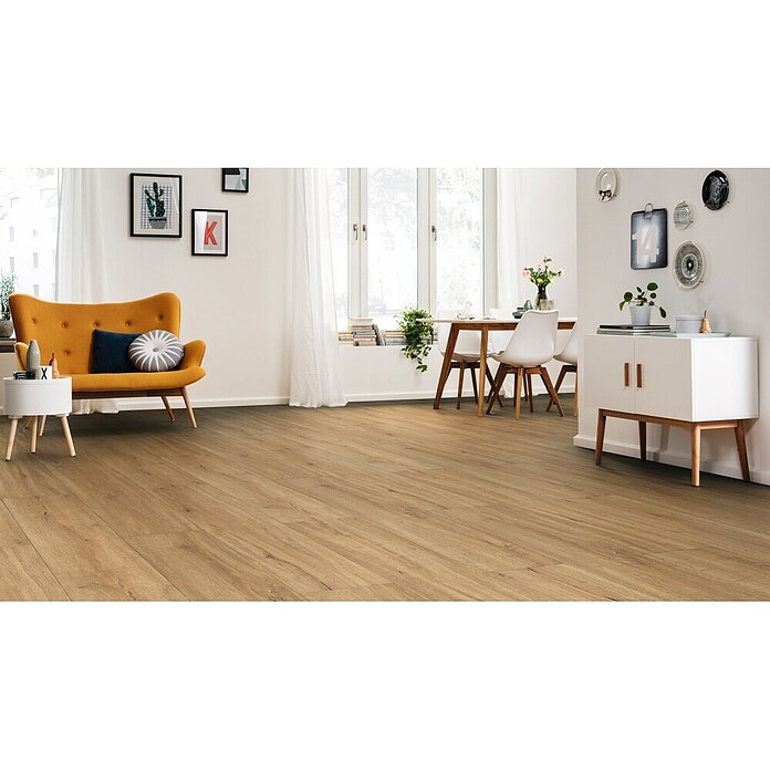 Living by Haro Hydrostar Designboden Eiche Trient Natur (1.282 x 235 x 6,5 mm, Landhausdiele)