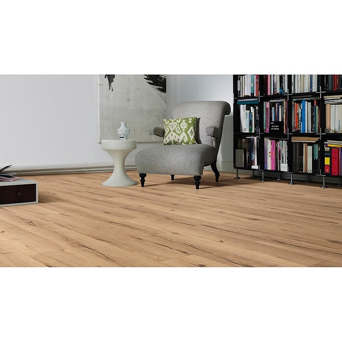 Living by Haro Laminat Eiche Sahara (1.282 x 193 x 7 mm, Landhausdiele)