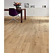 Living by Haro Fertigparkett Eiche pure struktuiert Naturöl (1.085 x 180 x 12 mm, Landhausdiele)