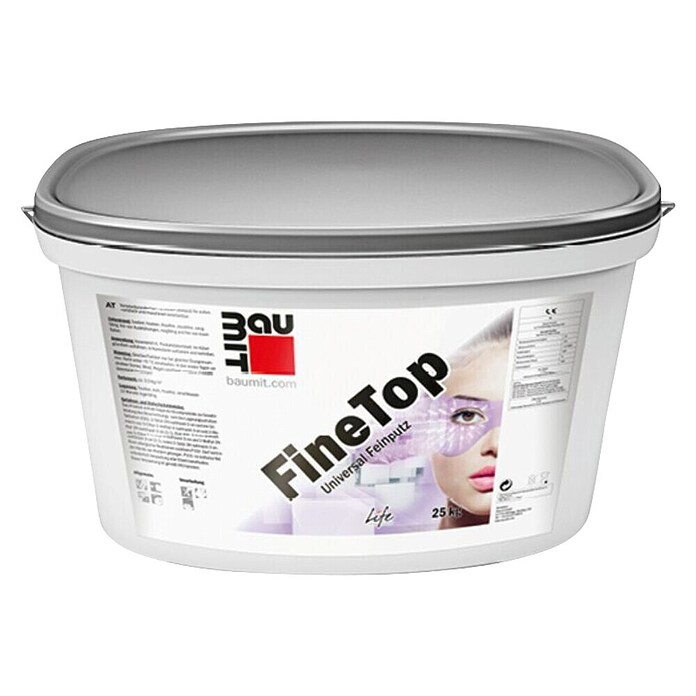 Baumit Reibputz FineTop (Körnung: 1 mm, 25 kg, Weiß) | BAUHAUS