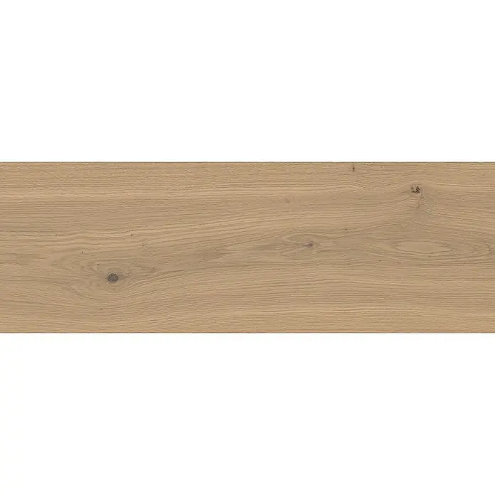 Living by Haro Parkett - Eiche puroweiß, Landhausdiele, 2.200 x 240 x 12 mm - Helle, natürliche Holztextur mit ausgeprägter Maserung und vereinzelten dunklen Ästen.