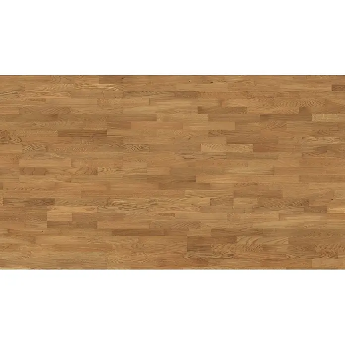 Living by Haro Parkett - Eiche Natur strukturiert geölt, Schiffsboden, 2.200 x 180 x 13,5 mm - Nahtlose Textur von hellbraunem Holzparkett.