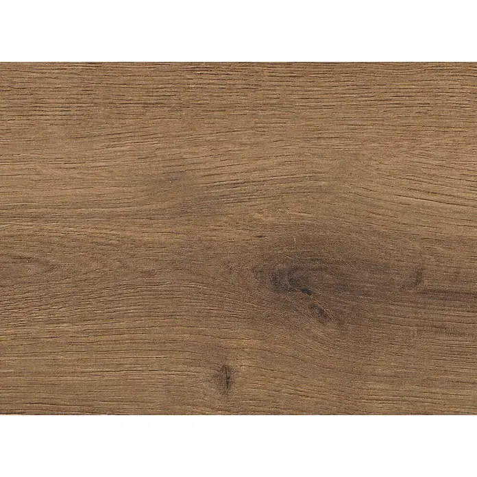 Living by Haro Laminat NKL32 - Eiche Langley geräuchert, Landhausdiele, 1.282 x 193 x 7 mm - Warme braune Holztextur mit sichtbarer Maserung und natürlichen Merkmalen.