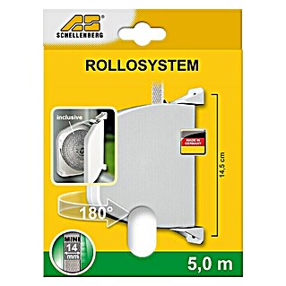 Schellenberg Vitel za rolete Mini (Stenska montaža, Širina traku: 14 mm, Bela)