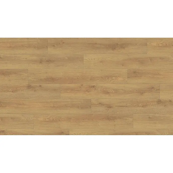 Living by Haro Laminat Sonderedition - Eiche Scarpa natur, Landhausdiele, 1.282 x 193 x 7 mm - Nahtloser hellbrauner Holzfußboden mit natürlicher Maserung.