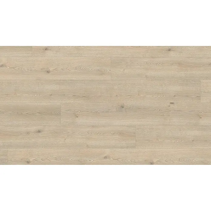 Living by Haro Laminat Gigante - Eiche Toronto steingrau, Landhausdiele, 2.200 x 243 x 8 mm - Heller Holzplankenboden mit sichtbarer Maserung und natürlichen Ästen.