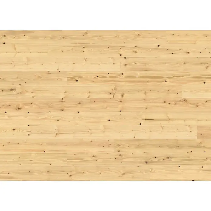 Living by Haro Parkett - Tanne, Landhausdiele, 2.200 x 180 x 13,5 mm - Helle Kiefernholzdielen mit natürlicher Maserung und Ästen, für Boden oder Wandverkleidung.