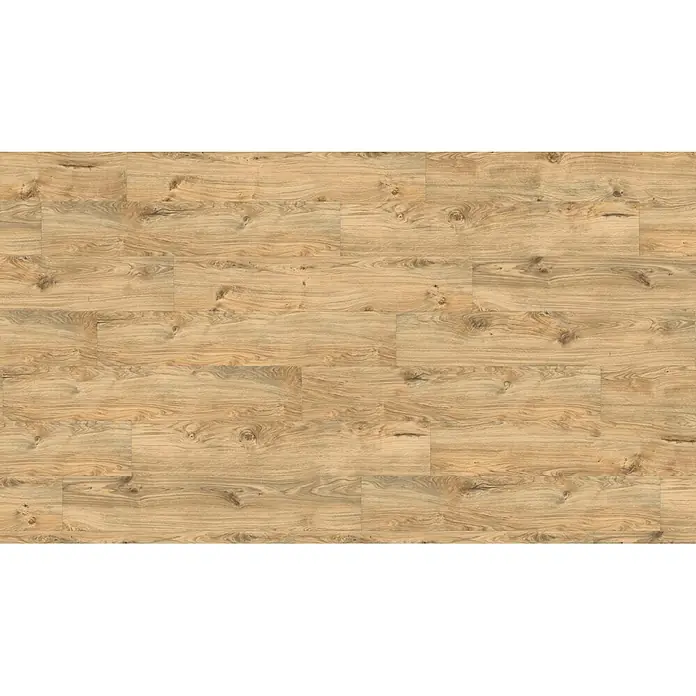 Living by Haro Hydrostar Designboden - Eiche Alba, Landhausdiele, 1.282 x 235 x 6,5 mm - Heller Laminatboden in Holzoptik mit sichtbarer Maserung und Ästen.