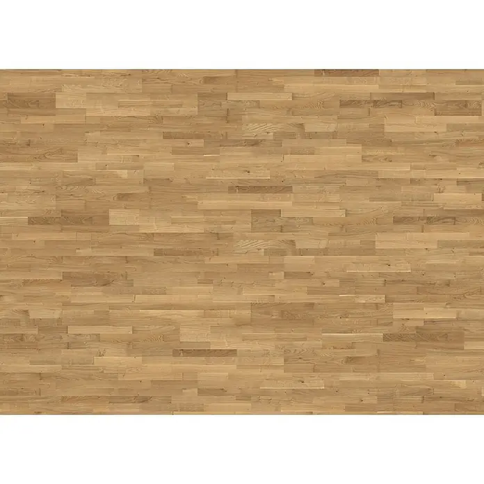 LOGOCLIC Parkett - Eiche, Schiffsboden, 1.085 x 180 x 12 mm - Heller Naturholz-Parkettboden mit horizontalen Dielen und Holzmaserung.