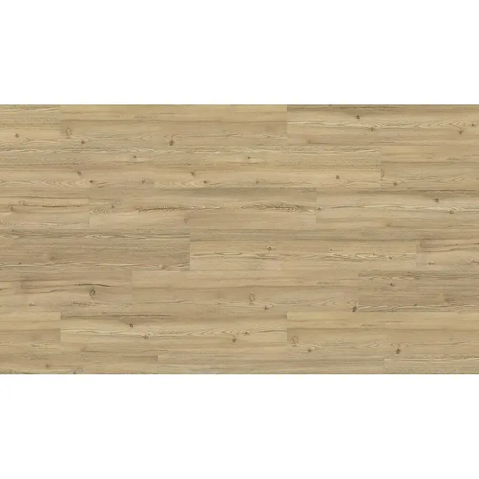 Living by Haro Hydrostar Designboden - Lärche Lugano puro, Landhausdiele, 1.282 x 235 x 6,5 mm - Helle braune Holzfußbodendielen mit natürlicher Maserung und Ästen.