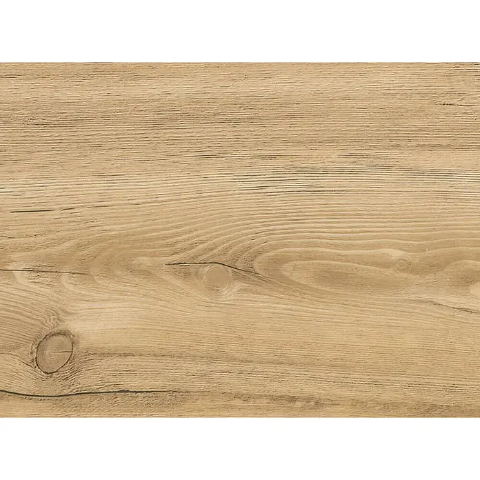 Living by Haro Hydrostar Designboden - Lärche Lugano puro, Landhausdiele, 1.282 x 235 x 6,5 mm - Helle Holzmaserung mit markanten Linien und natürlichen Ästen, geeignet für Böden oder Paneele.