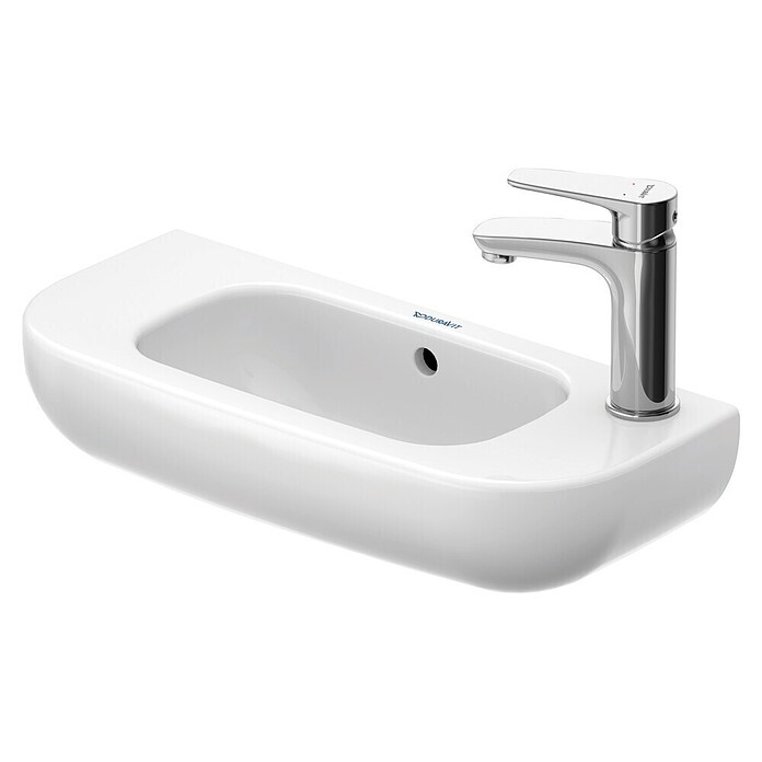 Duravit D-Code Waschbecken (22 x 50 cm, Keramik, Weiß)