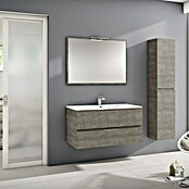 Mueble de lavabo Módena (L x An x Al: 45 x 100 x 50 cm, Nebraska gris)