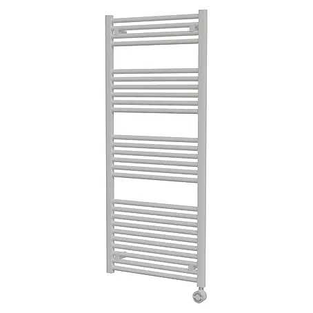 Interpromo  Elektro-Badheizkörper Sonora 60 x 140 cm 600 W, Weiß inkl. Heizstab