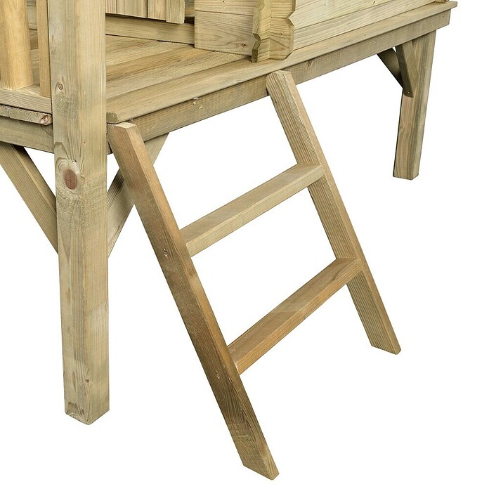 Swing King Otroška hiška Camilla  (Do x Š x V: 177 x 184 x 210 cm, Les, Moder tobogan) | 8305 - Kinderspielgeräte Holz | ICHA - Kinderspielgeräte | ICH - Kinderspielgeräte | IC - Freizeit im Garten | I - Stadtgarten | BAUHAUS