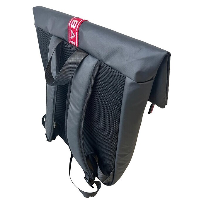 Abarth Mochila impermeable (Negro/Rojo) | BAUHAUS