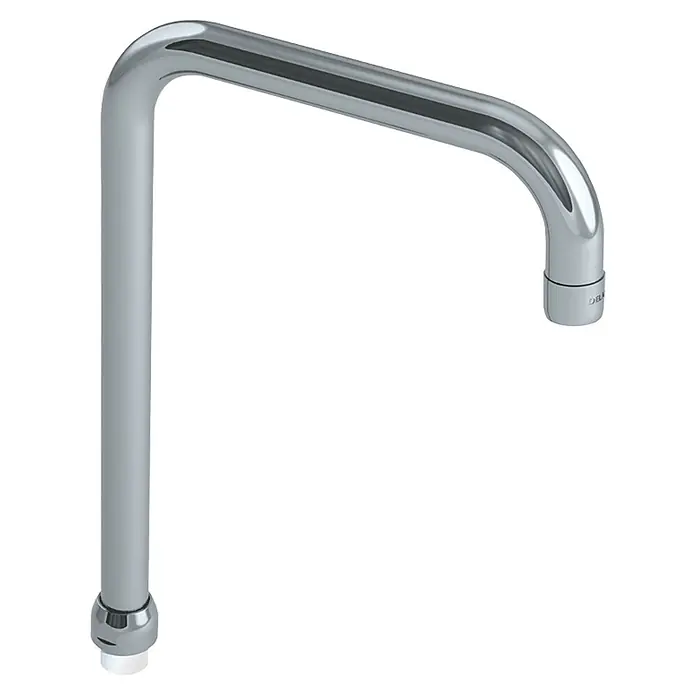 Delabie Spültischarmatur Delabie -  - Polierter Chrom-Küchenarmaturenauslauf mit Delta-Logo.