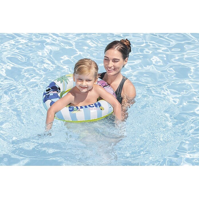 Bestway Plavalni obroč Disney Stitch  (Premer: 48 cm, Večbarvna) | 8308 - Aufblasartikel | ICIC - Pools / Whirlpools Zubehör | ICI - Pools & Zubehör | IC - Freizeit im Garten | I - Stadtgarten | BAUHAUS